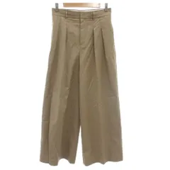 ミラオーウェン Mila Owen フラップ付2タックワイドダンディパンツ 1 ベージュ 09WFP245025 /GV ■GY60