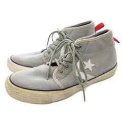 コンバース CONVERSE × XLARGE スニーカー シューズ ハイカット シェブロンスター ワンスター 25.5cm ライトグレー /YJ ■GY62