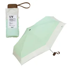 新品 【2025】Wpc. 日傘 遮光切り継ぎタイニー ミント ≪遮光率100%/UVカット率100%/・UPF50＋/遮熱/晴雨兼用≫ 折りたたみ傘 軽量 おしゃれ 可愛い 女性 レディース 小さい コンパクト シンプル 801-16702-102