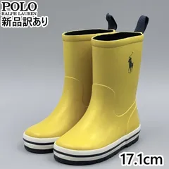 POLO RALPH LAUREN KELSO RAIN BOOT イエロー JP17.1cm レインシューズ RF102034T ポロ ラルフローレン  新品 (rl021)