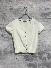 バーバリーブルーレーベル　半袖カーディガン