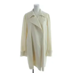 セオリー Theory トレンチコート S 白 ホワイト 無地 テーラードカラー 長袖 /AP ■ECE003