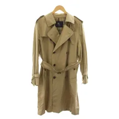 バーバリー ロンドン BURBERRY LONDON トレンチコート 裏地チェック アウター ベージュ ベルト付き /YM ■ECE003