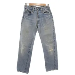 リーバイス Levi's 80s 赤耳 501 USA製 デニムパンツ ジーンズ  W30 L32 ボタン裏524 黒カン インディゴブルー /AE ■GY60