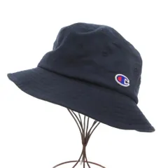 チャンピオン CHAMPION バケットハット 帽子 56.5cm 紺 ネイビー ロゴ刺繍 Cロゴ ワンポイント /GV