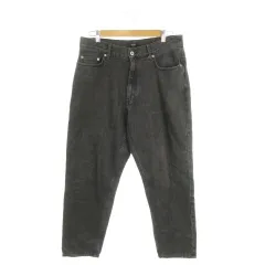 ビームスハート BEAMS HEART デニムパンツ ジーンズ ワイドテーパード L ダークグレー /AH24 ■GY99