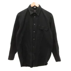 サルヴァトーレフェラガモ Salvatore Ferragamo カジュアルシャツ 長袖 カシミヤ混 S 黒 ブラック /JS ■GY18