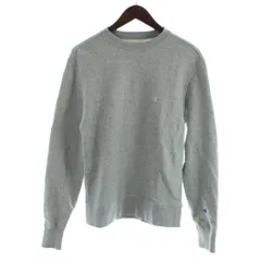 チャンピオン CHAMPION スウェットシャツ トレーナー S グレー クルーネック 長袖 ワンポイントロゴ /KW ■GY99