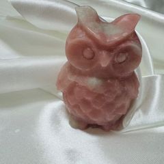 ピンク オパール フクロウ 小サイズ - メルカリ