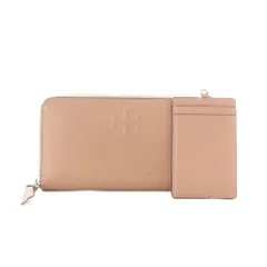 トリーバーチ TORY BURCH 長財布 ラウンドファスナー 小銭入れあり レザー 本革 ピンク 桃色 ■GY11 /RI ■OS