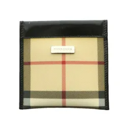 バーバリー ロンドン BURBERRY LONDON 小銭入れ コインケース コンパクトウォレット がま口財布 マルチカラー ベージュ 黒 ブラック /SS ■OS ■GY42