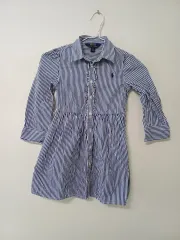 女子児童 ポロ ラルフ ローレン コットンワンピース (ほぼ新品 5)