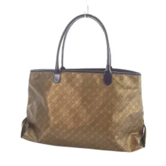 ゲラルディーニ GHERARDINI トートバッグ ハンド ソフティ レザー 総柄 茶 ブラウン ■GY11 /MQ