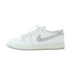 ナイキ NIKE AIR JORDAN 1 LOW OG エアジョーダン スニーカー 27cm 白 ホワイト 無地 ローカット CZ0775-100 ■GY35 /RI ■OS