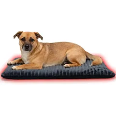 AUPETEK ペット用ホットマット 猫毛布 布団 75*50cm 体温で蓄熱 電気不用 ペット用ブランケット 物理的保温 犬ベッドマット 暖かい 睡眠マット 洗える ふわふわ 保温マット あったか 冬 寒さ対策 グレー 0