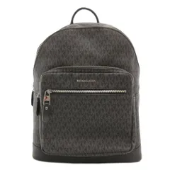 マイケルコース MICHAEL KORS リュックサック バックパック PVC ロゴ 総柄 グレー 黒 ブラック /JS ■GY11
