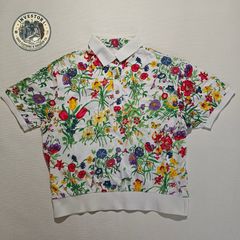 LEONARD カラフル花柄 半袖ポロシャツ - メルカリ