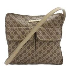 ゲラルディーニ GHERARDINI ソフティ SOFTY ショルダーバッグ 斜め掛け クロスボディ 総柄 ロゴ ベージュ /GV ■GY18