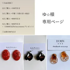 ゆ⭐︎様♡専用ページ〔ネジバネイヤリング〕