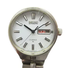 セイコー SEIKO 2206-0560 腕時計 ウォッチ 自動巻き デイデイト カレンダー付き 3面 カットガラス シルバー色 ■GY18 /MQ
