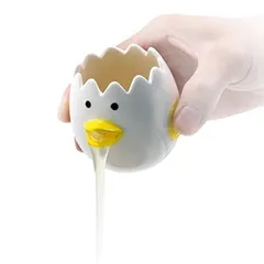 新品 卵黄分離器 エッグセパレーター 可愛い セラミック 卵 黄身 白身 キレイに分離できる 調理器具 器具 家庭用ベーキング用品のサムネイル