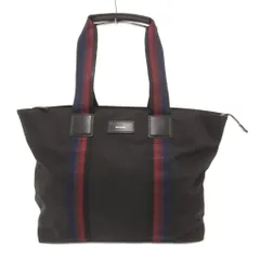 ポールスミス PAUL SMITH トートバッグ ナイロン ロゴ ファスナー開閉 黒 ブラック /JS ■GY18