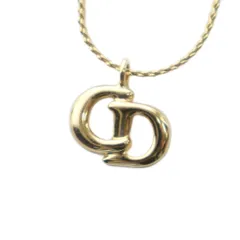 クリスチャンディオール Christian Dior ネックレス アクセサリー ペンダント ロゴ ■GY18 /MQ ■OH