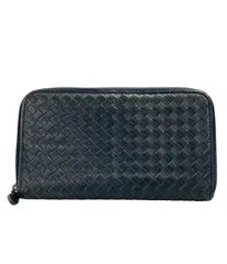 ボッテガ・ヴェネタ ラウンドファスナー長財布 イントレチャート メンズ レディース BOTTEGA VENETA