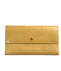 ルイ・ヴィトン 長財布 三つ折り ポルトトレゾール インターナショナル ヴェルニ M91163 レディース メンズ LOUIS VUITTON