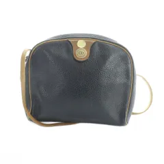 クリスチャンディオール Christian Dior ショルダーバッグ 斜めがけ レザー CDロゴ 紺 ネイビー ■GY11 /MQ ■OH