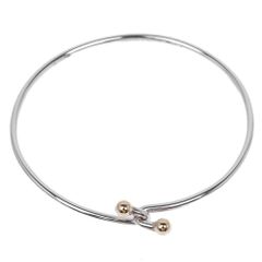 TIFFANY&CO. フラットワイヤー フック&アイ ハート バングル - メルカリ