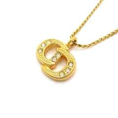 DIOR/ChristianDior(ディオール/クリスチャンディオール) ネックレス美品  - ゴールド ＣＤロゴ