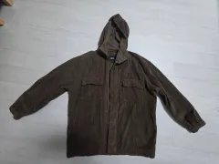 ZARA コーデュロイ フード シャツ ジャケット M (100 105) サイズ