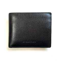 BURBERRY 2つ折り財布 ノバチェック サフィアーノレザー ブラック