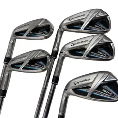 【中古】 テーラーメイド SIM MAX  5S レフティ アイアンセット IR KBS MAX85 JP (フレックスS) メンズ 男性用 左利き レフティ 左用 Dランク ゴルフクラブ