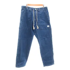 ラングラー WRANGLER イージーワイドデニムパンツ ジーンズ ウエストゴム テーパード L インディゴブルー/YJ ■GY12