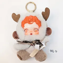 POPMART SKULLPANDA Winter Symphony ぬいぐるみペンダント 現状品