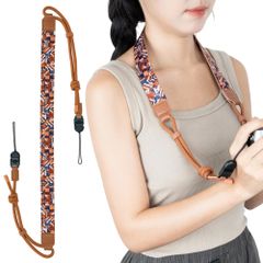 Brand New [JJC] Camera Strap PU Leather Camera Neck Strap Stylish for Canon Fujifilm Sony A7V A7M5 A7 V Nikon DSLR/Mirrorless/Compact Cameras Comfortable Hands-Free Significantly Reduces Strain Drop Prevention Ultra High Load Capacity Adjustable Length