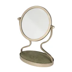 新品 ダルトン(Dulton) 鏡 卓上ミラー アイアン シンプル 高さ290mm 幅203mm 奥行112mm RNJ-0806 TABLETOP MIRROR WITH TRAYのサムネイル