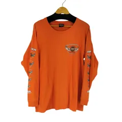 ハーレーダビッドソン HARLEY-DAVIDSON 両面プリント L/S Tシャツ メンズ 表記無 