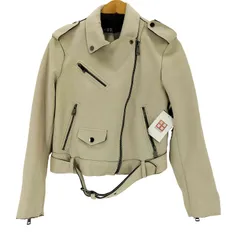 ザラ ZARA スエードライクダブルライダースジャケット レディース import：M 