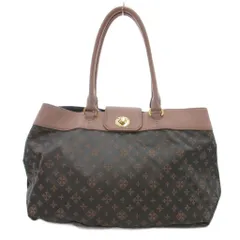 ラシット RUSSET ハンドバッグ グレー モノグラム柄 ターンロック 切り替えデザイン /NL ■GY06