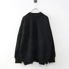 極美品 コムアーチ comm. arch. ウールクルーネックニット＼ダークグレー セーター プルオーバー【2400014910612】のサムネイル