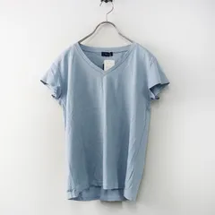 未使用 シップス SHIPS  Vネック半袖カットソー one size‖ライトブルー トップス プルオーバー【2400014926071】のサムネイル
