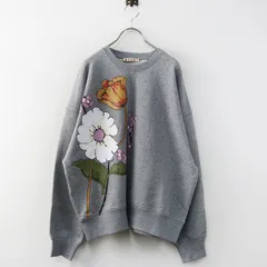 美品 定価123200円 2026SS マルニ MARNI Melodia フローラルプリント グレー コットンスウェットシャツ 44 グレー┃男女【2400014926934】のサムネイル