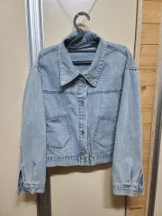 フラワー刺繍 デニム デニムジャケット：状態は傷なし最高です