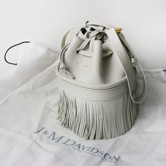 J&M DAVIDSON フリンジ ショルダーバッグ アイスブルー - メルカリ