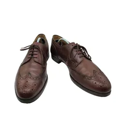 ポロラルフローレン POLO RALPH LAUREN ウィングチップ レザー ドレス シューズ メンズ  25 1/2EE