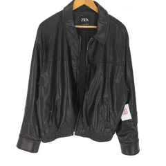 2026年最新】zara フェイクレザーボンバージャケットの人気アイテム