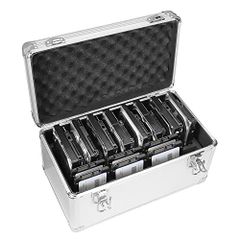 GLOTRENDS B86 14-Slot Storage Box for 2.5/3.5-inch Internal HDD/SSD, Portable Design, IP65 Waterproof, HDD Organizer, Protective Box as 72d6b5cc